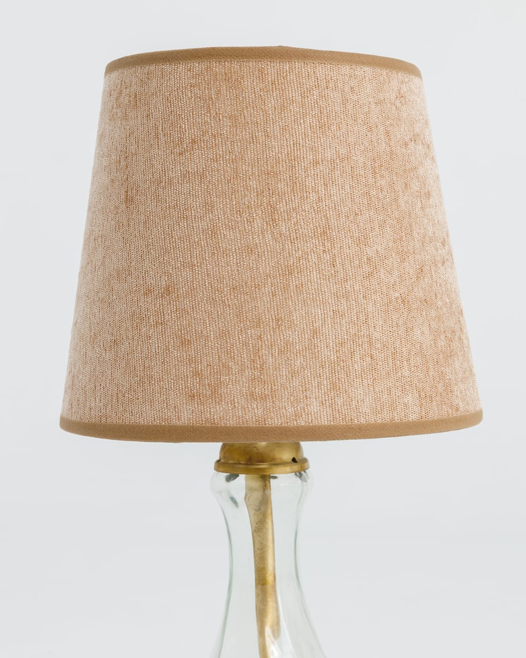 Brass Base Glass Lamp